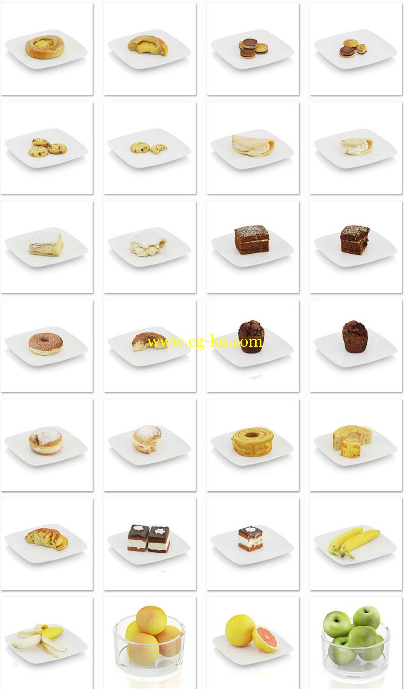 CGAxis Collection Volume 56 - 3D Food III的图片2