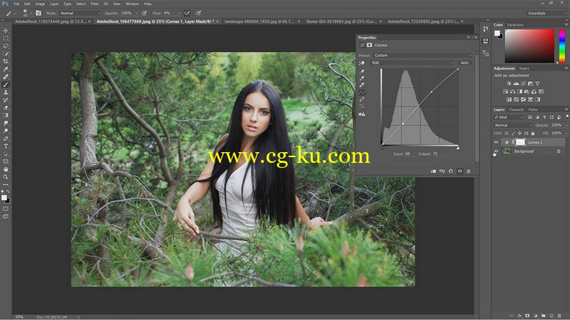 SkillShare - Exploring Curves in Photoshop Part 1-3的图片1