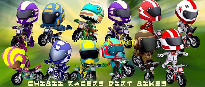 3DRT Chibii Racers Dirt Bike  ​的图片1