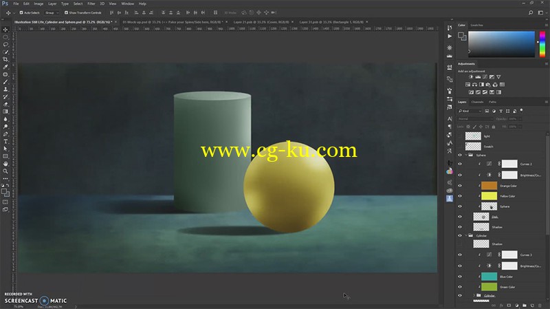 Skillshare - Fundamentals of Digital Illustration in Photoshop的图片1