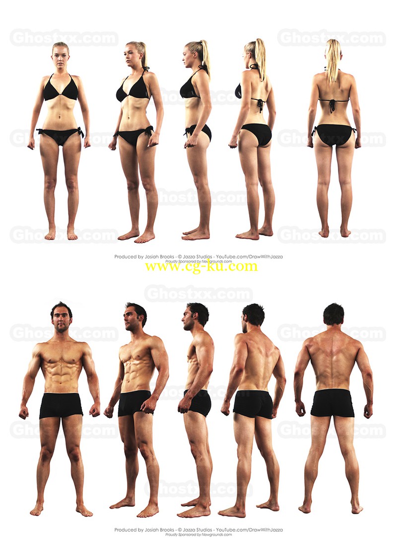 Draw with Jazza - Anatomy Reference Pack的图片1