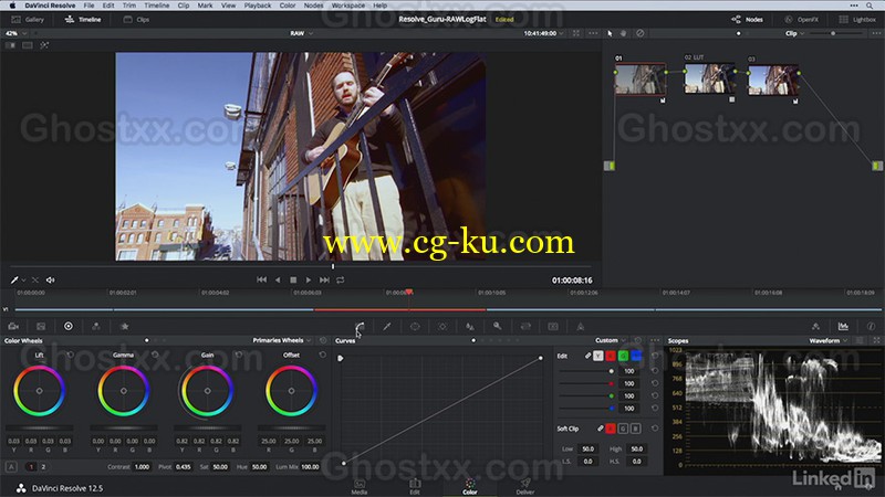 Lynda - DaVinci Resolve Guru Color Correcting Log, Raw, and Flat Footage的图片1