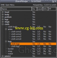 Zscene Manager for Zbrush的图片1