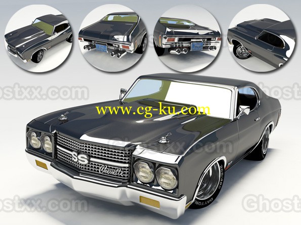 Gnomon Assets 1970 Chevelle Hot Rod  ​的图片1