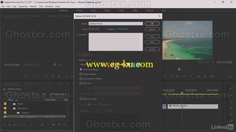 Lynda - Premiere Pro Guru Markers的图片1