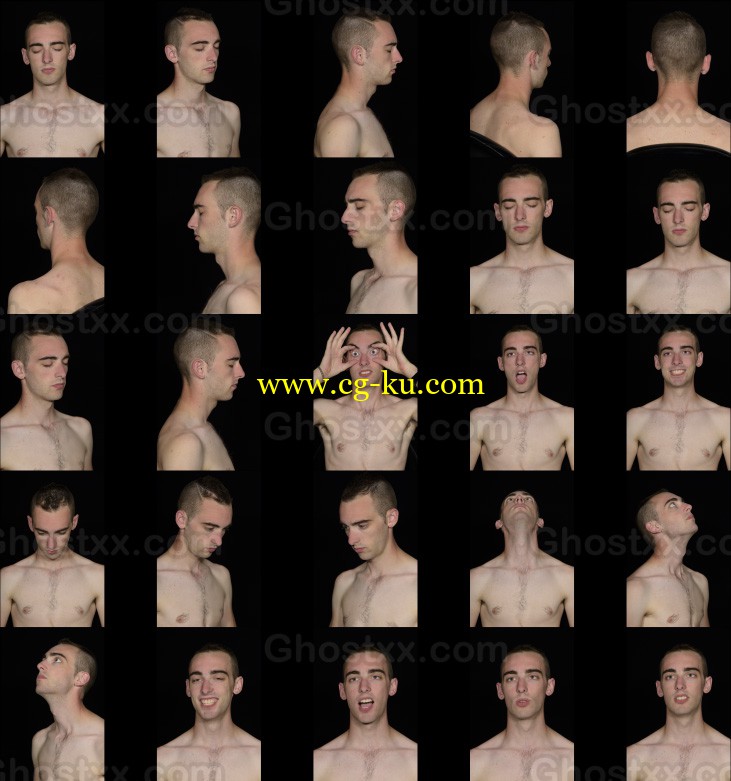 TexturingXYZ - 20s Male Face Textures的图片1