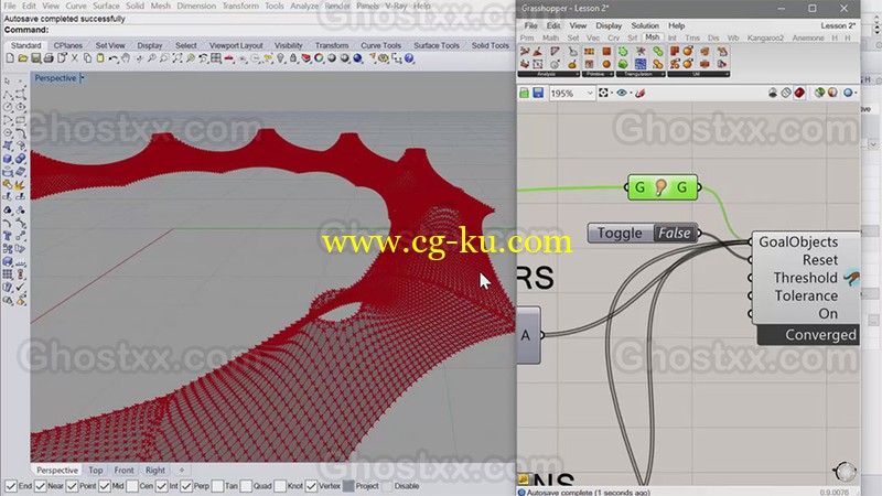ThinkParametric - Kangaroo 101 - Physics Engine & Form Finding的图片1