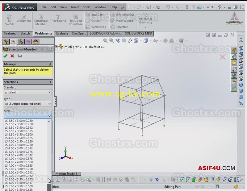Udemy - SolidWorks 2015 Weldment Essential Training的图片1