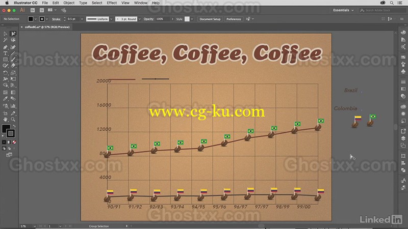 Lynda - Creating Infographics with Illustrator的图片1