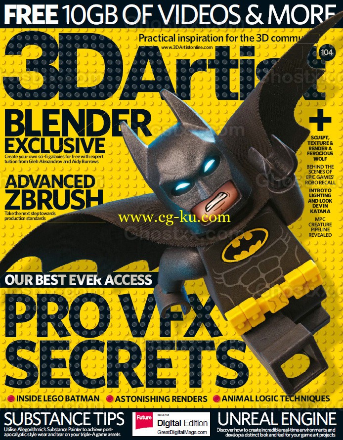 3D Artist - Issue 104 2017 + dvd的图片1