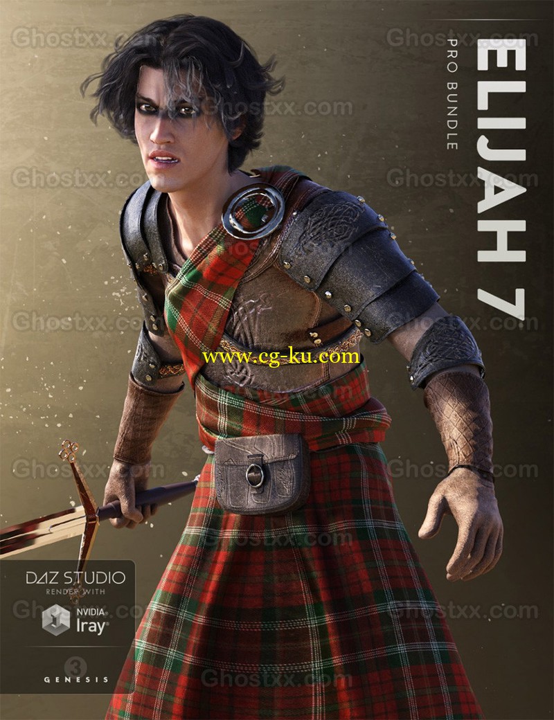 DAZ Elijah 7 Pro Bundle的图片1