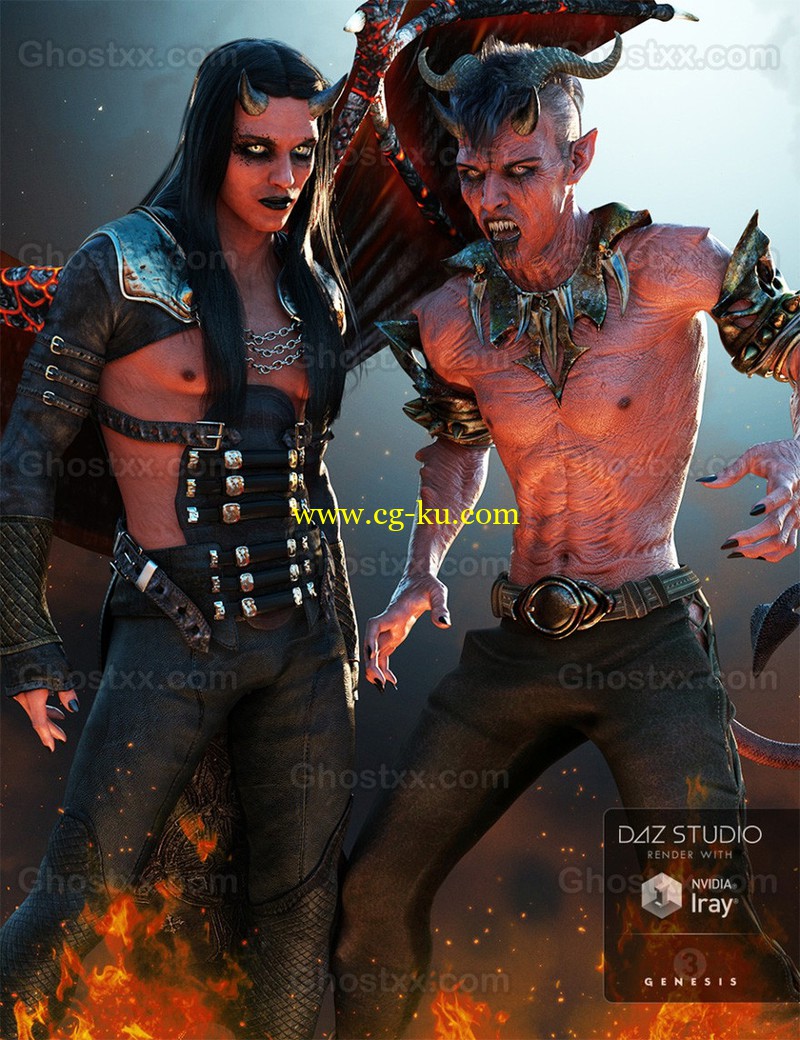 DAZ3D Damien Pro Bundle的图片1