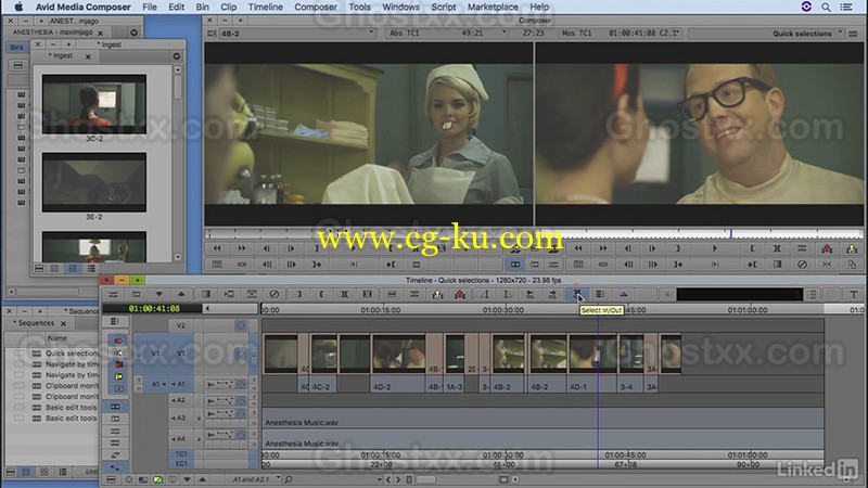 Lynda - Media Composer 8.7 Essential Training 110的图片1