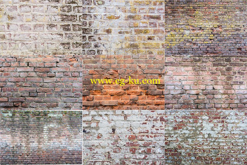 creativemarket - 50 Brick Wall Textures的图片1