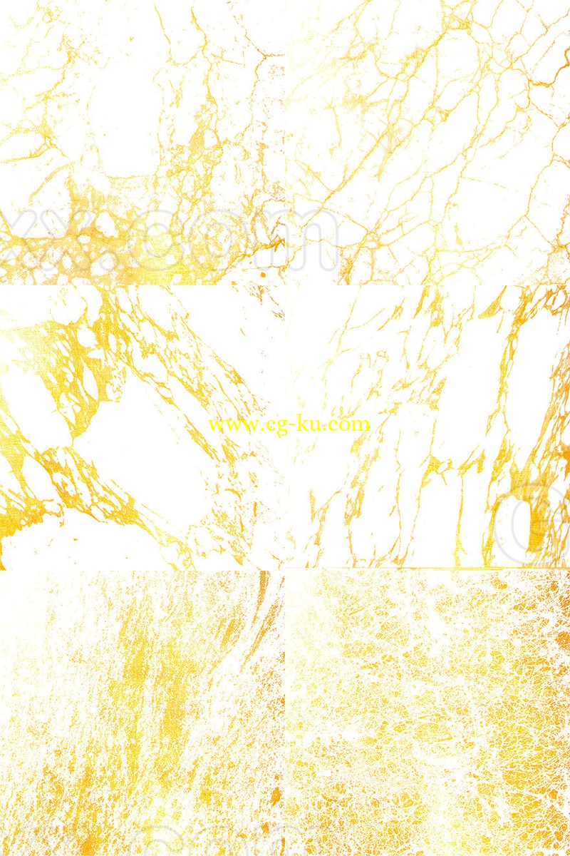 creativemarket - 123 Marble White & Gold Textures的图片1