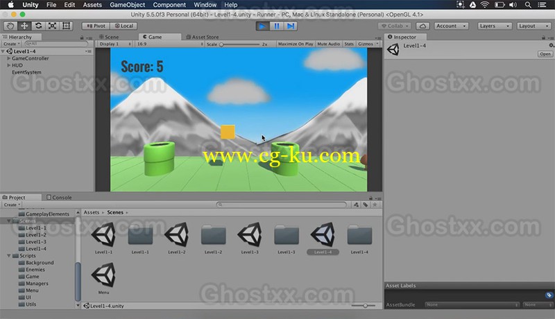 Build and model a Super MARLO runner clone in Unity3D的图片1