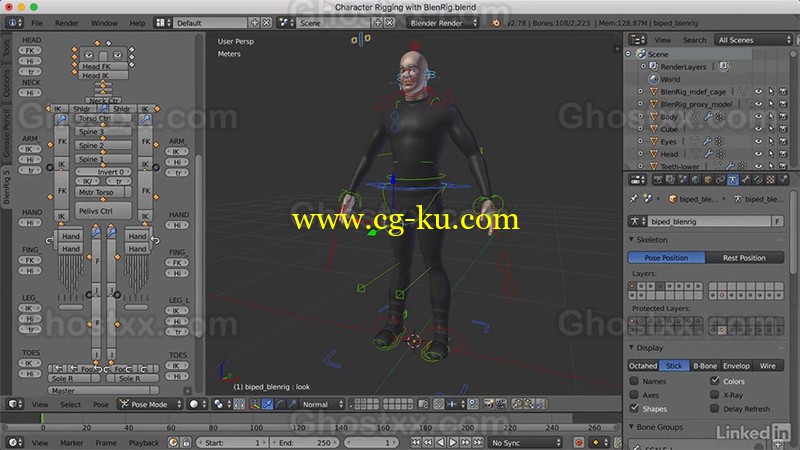 Lynda - Blender Character Rigging with BlenRig的图片1