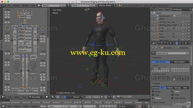 Lynda - Blender Character Rigging with BlenRig的图片1