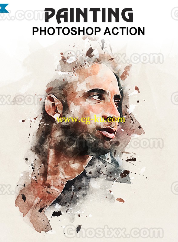 5个GraphicRiver网站的photoshop动作资源的图片4