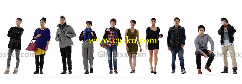 AXYZ Design - Ready-Posed 3D Humans - MeMsS007HD2 - 3D Models的图片1