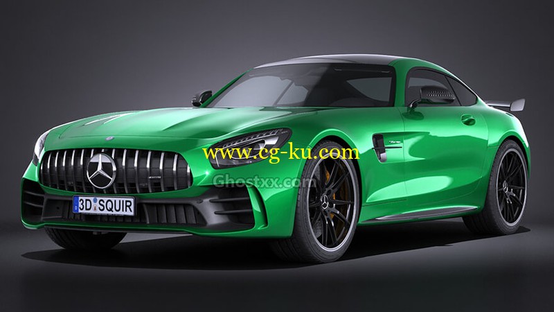 Mercedes AMG GT R 2017 - 3D Model的图片1