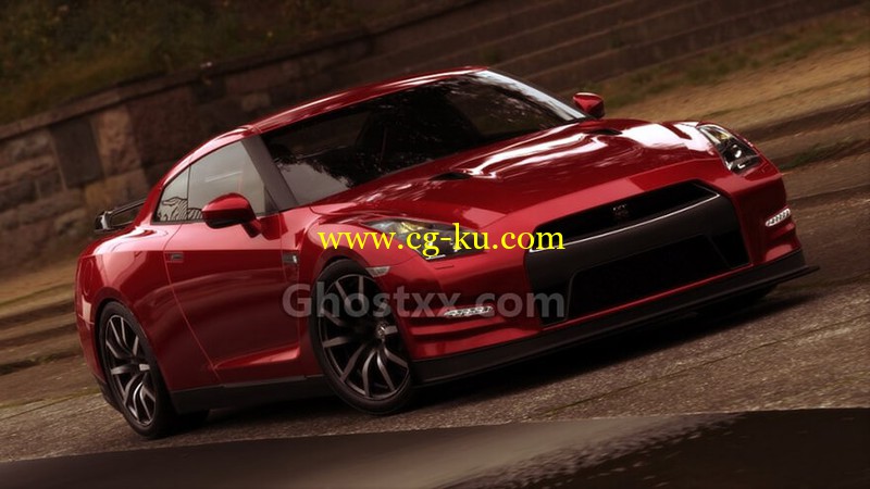 Nissan GT-R 2012 - 3D Model的图片1