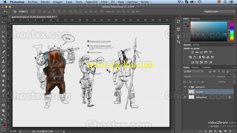 Video2brain - Curso Diseño avanzado de personajes 2D - 2014 [Spanish]的图片1