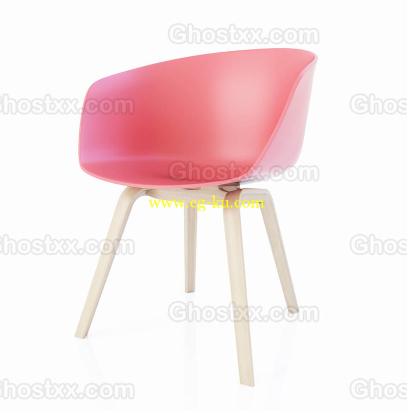 a chair by HAY - 3D MODEL  ​的图片1