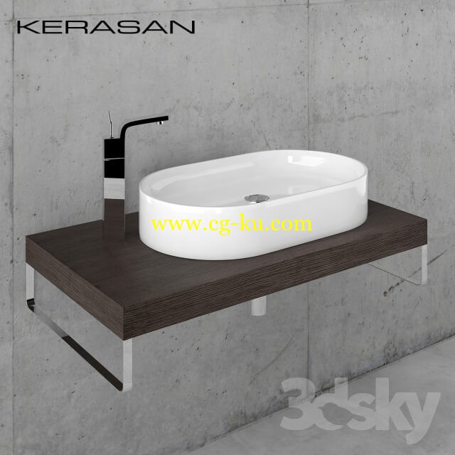 Sink Kerasan Ciotola with worktop的图片1