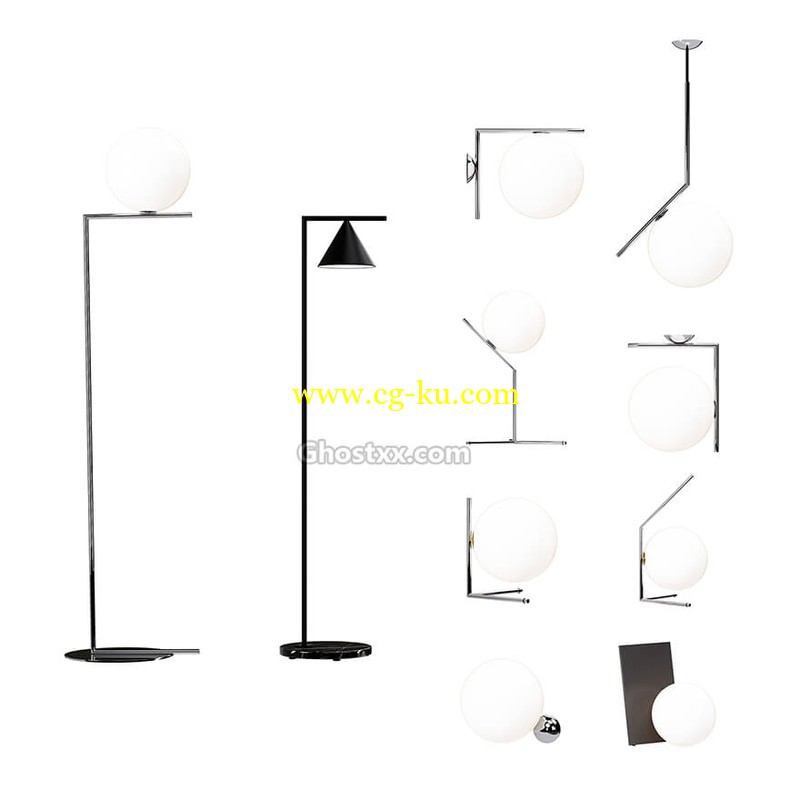 FLOS - Michael Anastassiades 3D Models的图片1