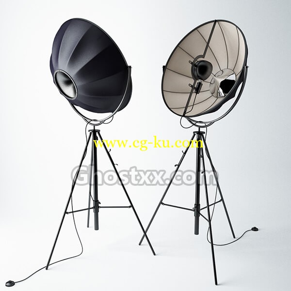 Fortuny Stage Lamp by Pallucco - 3D MODEL的图片1