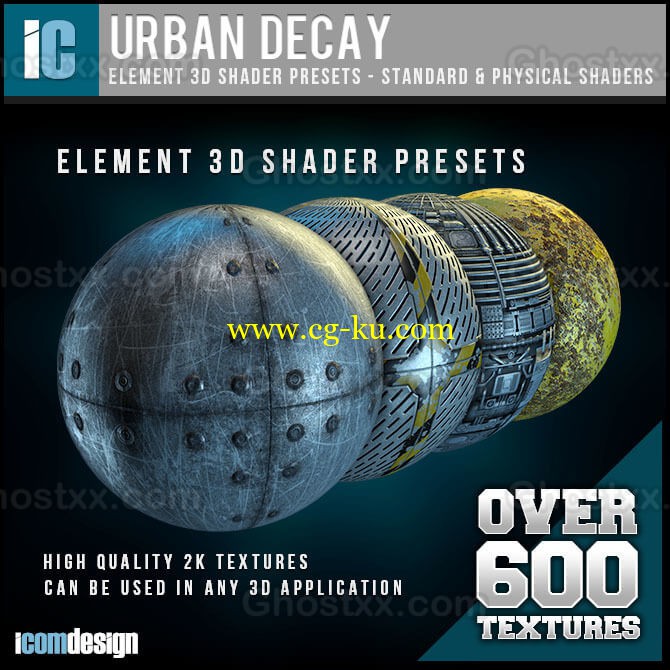 Gumroad - Icom Urban Decay Shaders的图片1