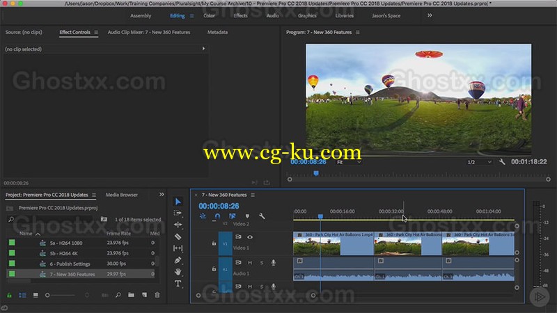 Pluralsight - Premiere Pro CC 2018 Updates的图片1