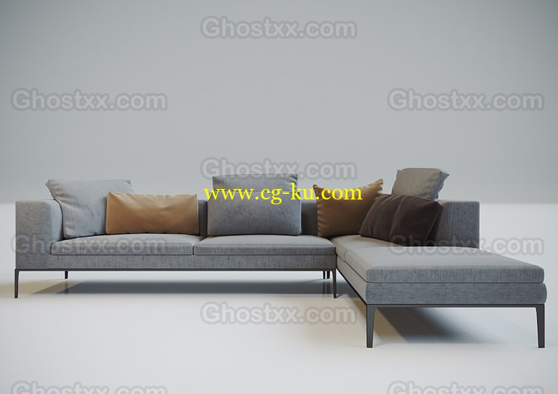 Sofa Model v2 - model的图片1