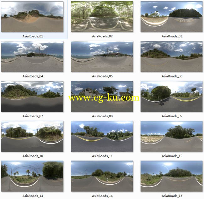 DOSCH HDRI Asia Roads的图片1