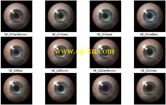 Dosch 3D - Textures - Human Eyes的图片1