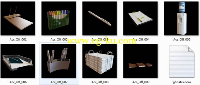 3D模型-办公用品的图片1