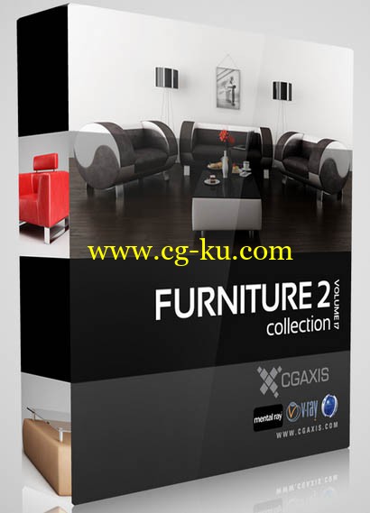 CGAxis Models Volume 17 Furniture II的图片1