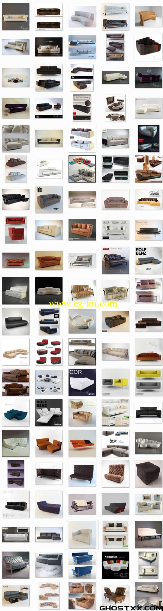 3Dsky Sofa Vol. 1的图片1