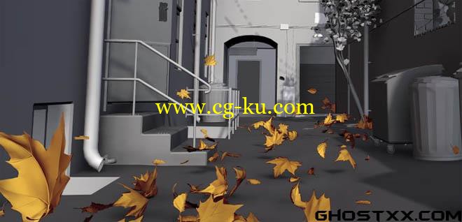 Digital Tutors - Creating a Wind Blown Leaves Simulation Using nCloth in Maya的图片1