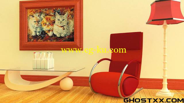 arab4d - Interior Scene Tutorial Cinema 4D的图片1