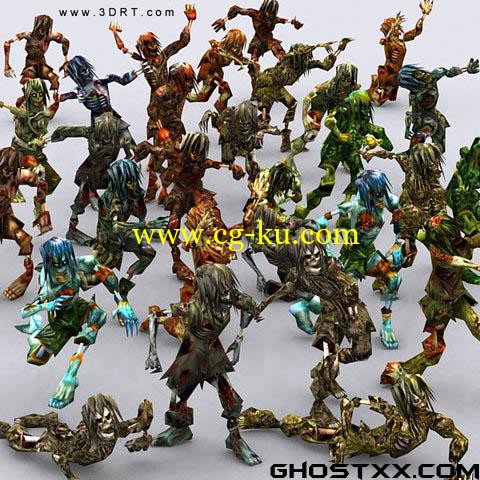 3DRT Zombie Swarm Fantasy Monsters的图片1