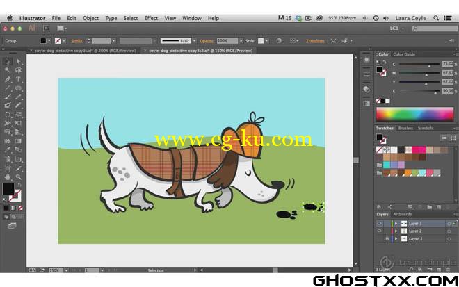 4部Train Simple系列的adobe Illustrator 教程的图片2
