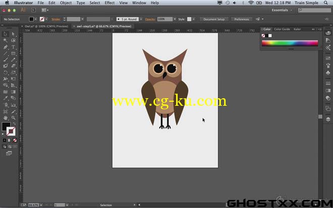 4部Train Simple系列的adobe Illustrator 教程的图片3