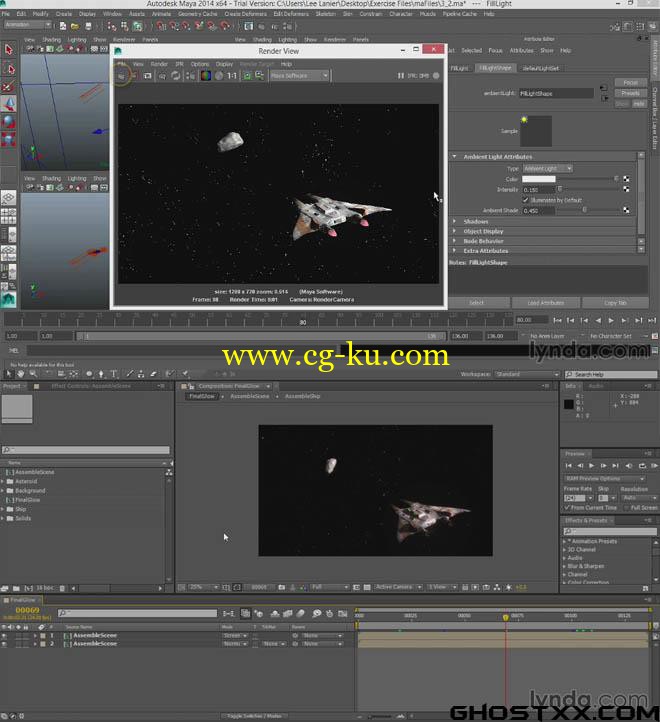 lynda - VFX Techniques Space Scene的图片1