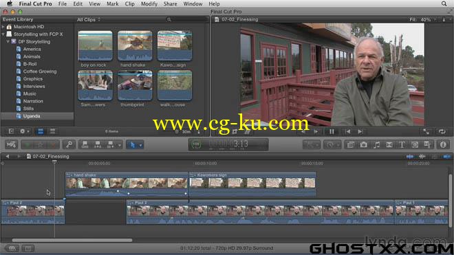 3 Lynda Final Cut Pro X Training的图片2