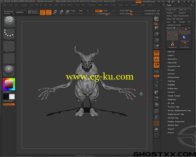 3部 Stan Winston School 的 ZBrush教程的图片2