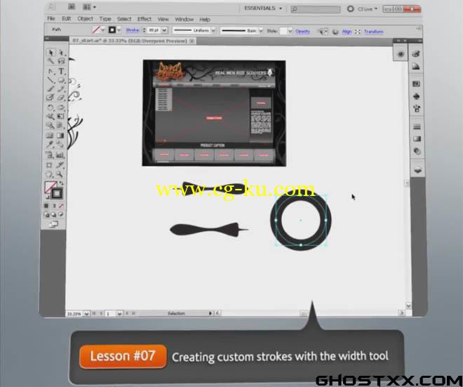 4部Digital Tutors系列的Illustrator教程的图片1