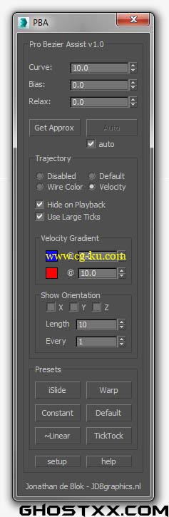 3ds Max Script - Pro Bezier Assist v1.0的图片1