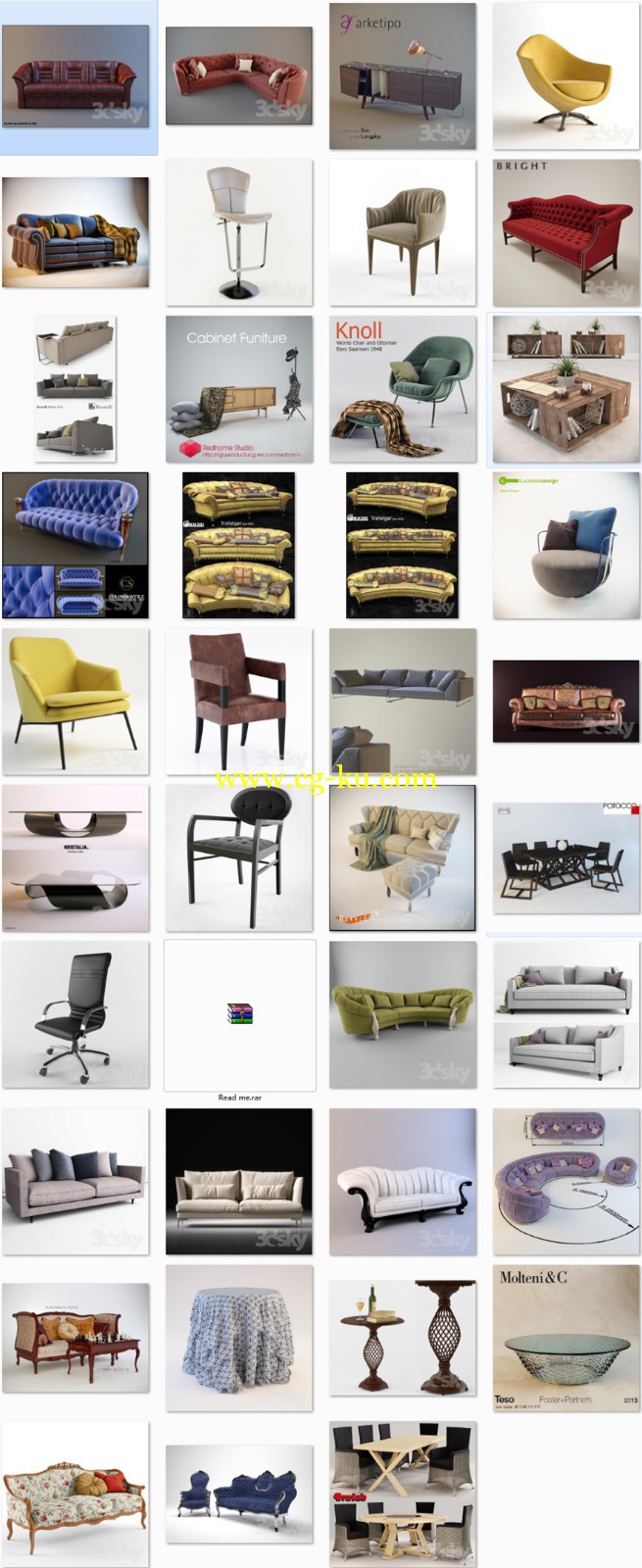3DDD Furniture Collection 2014的图片1